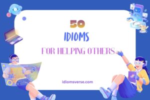 idioms for helping others