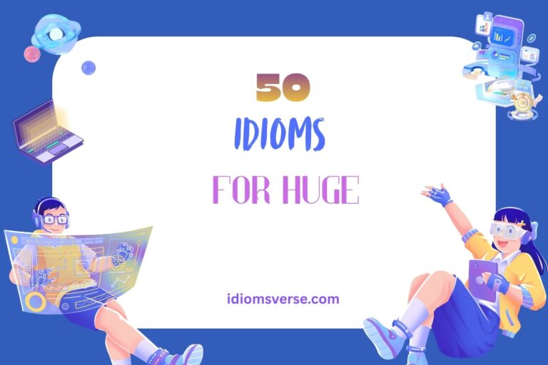 idioms for huge
