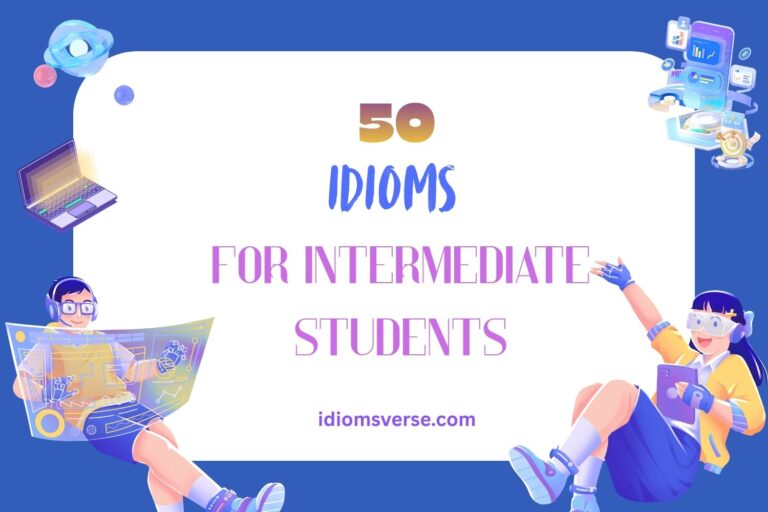 idioms for intermediate students