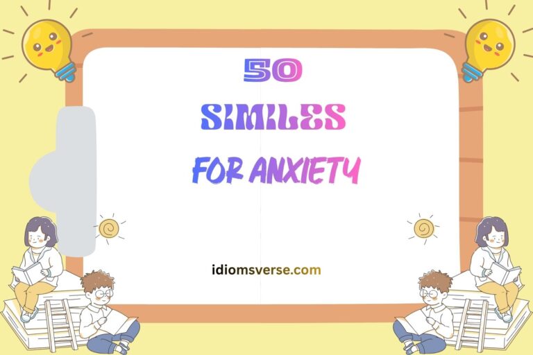 similes for anxiety