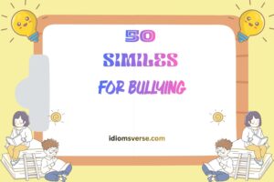 similes for bullying
